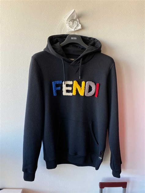 fendi hoodie replica|fendi hoodie size large.